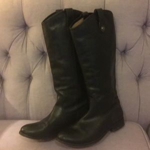 FRYE black leather Melissa tall boot 8.5
